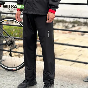 Bicycle rain pants waterproof reflective MTB bike rain pants sports multi-use running hiking camping fishing rain pants