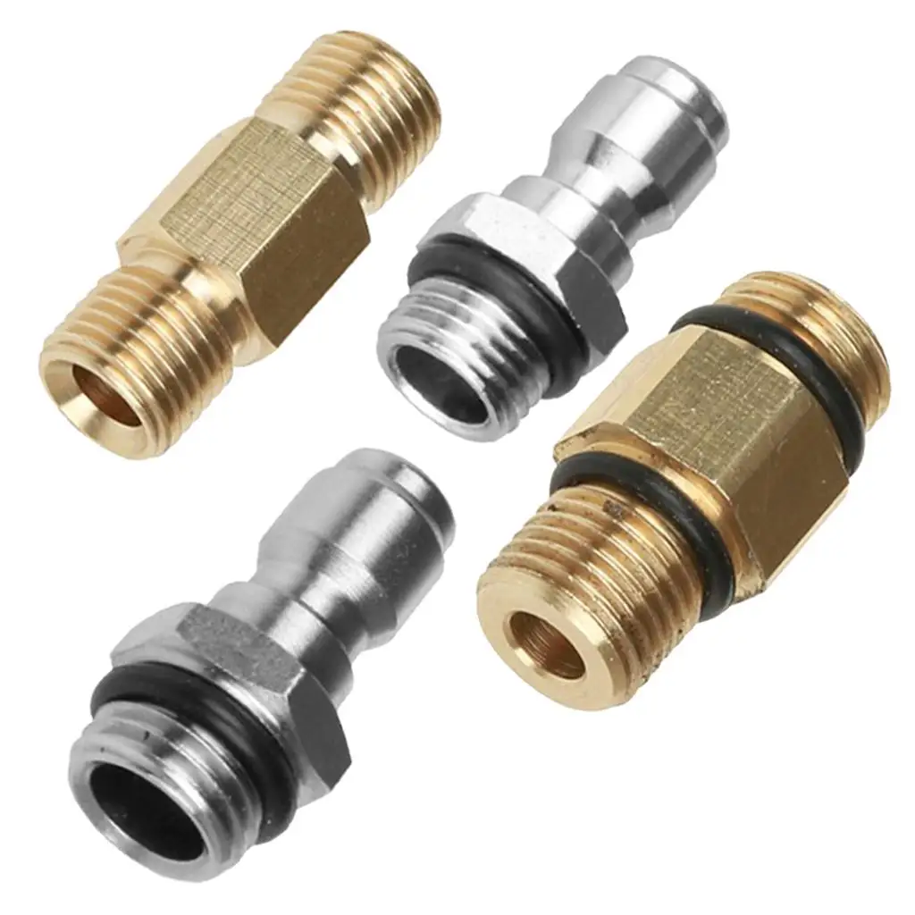 Heavy Duty Copper Foam Cannon Nozzle Quick Connector Pressure Washer Jet Nozzle for Car Cleaning