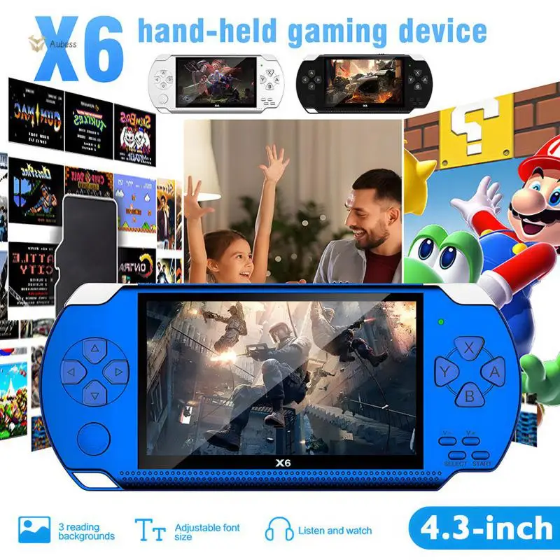 Capture Your Moments Versatile 64-bit Vast Game Library Sleek 64-bit Handheld Game Console Handheld Game Console Portable Gaming