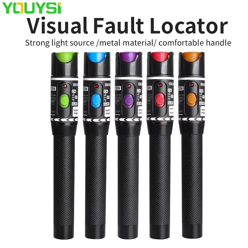 YOUYSI láser 5MW/10MW/20MW/30MW/50MW localizador Visual de fallos probador de Cable de fibra óptica rango de 10-30Km VFL YYS-V20