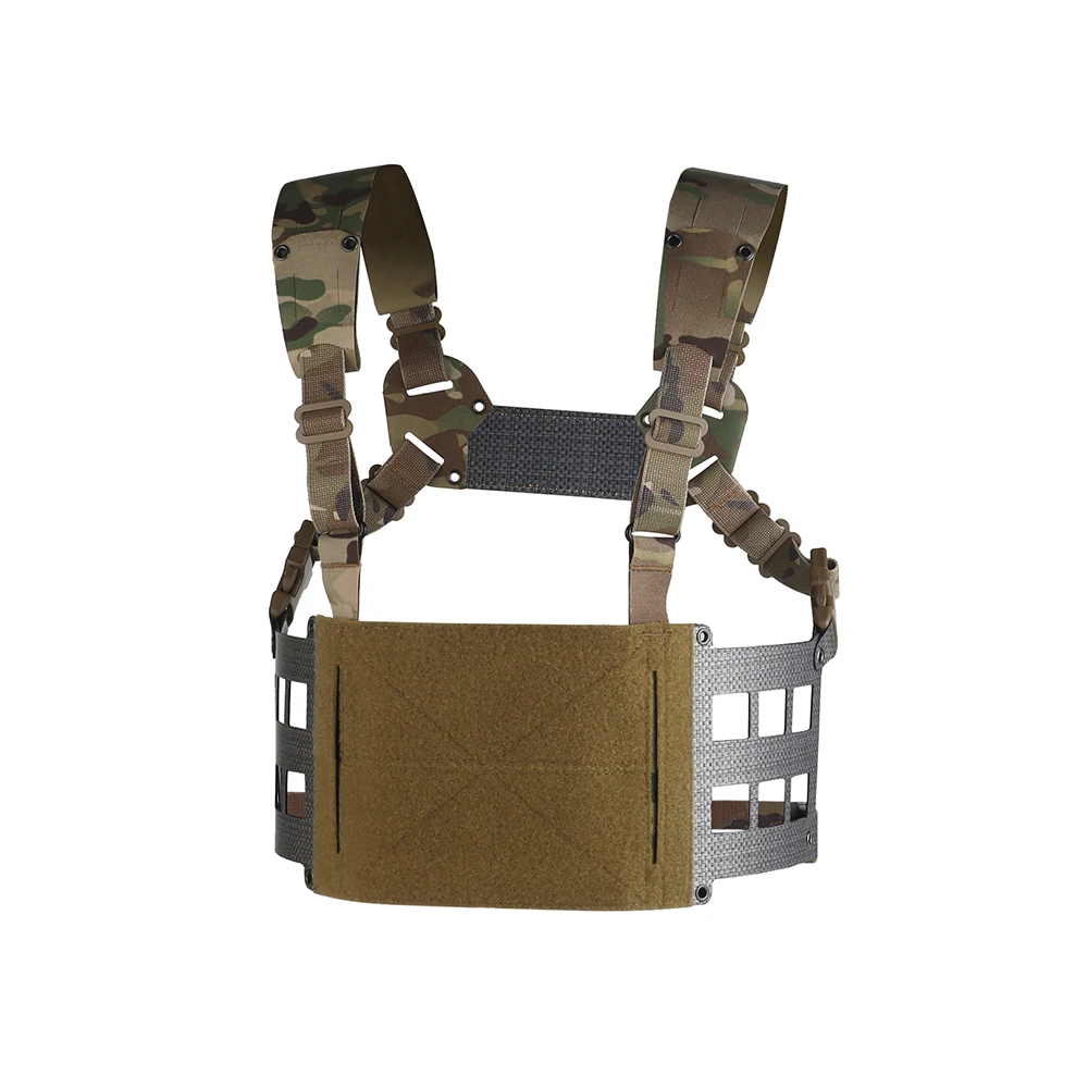 

Tactical Chesty Rig Wide V2 Ferro Style Lightweight Outdoor Hunting Combat Airsoft Chest Rig Vest MOLLE System Extended Gear