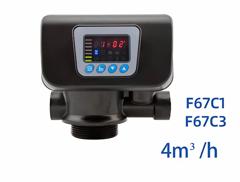 Multiway Control Valve F69A3 Domestic Water Softener Automatic Return Flow Softener Valve 2 Tons/H