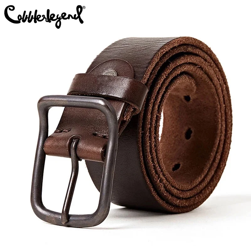 

Men's Genuine Leather Belt Designer Belts Men Luxury Strap Fashion Vintage Pin Buckle