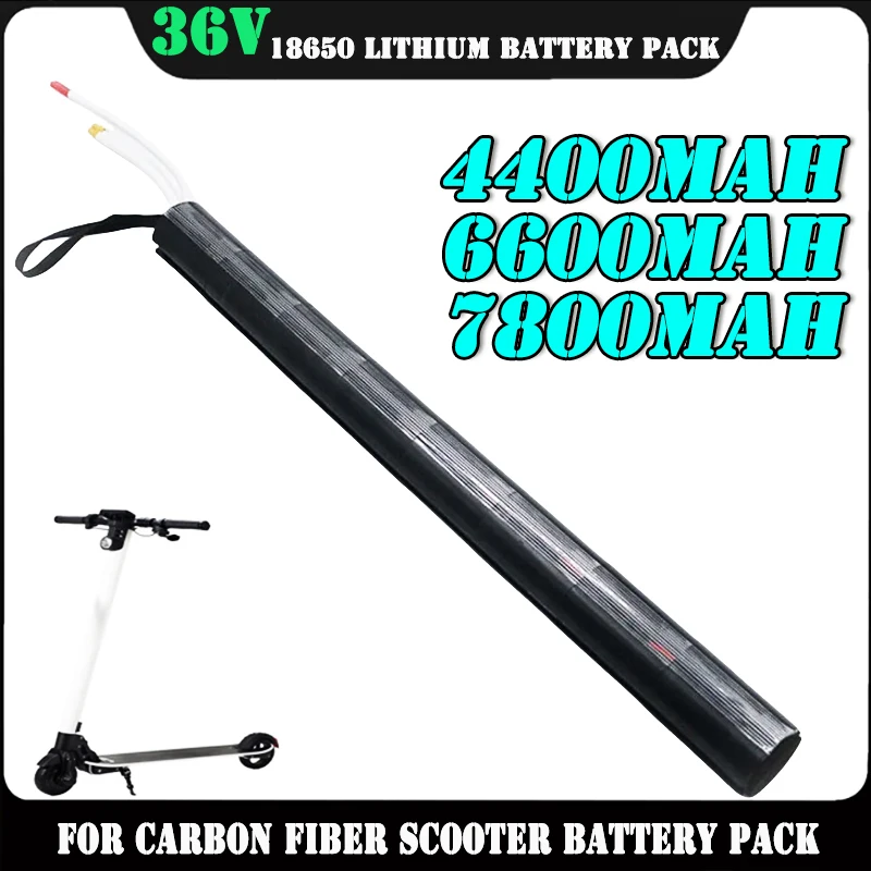 

36V 4400/6600/7800mAH Lithium Battery Pack Carbon Fiber Scooter Electric Scooter Battery Pack ,Carbon Fiber Battery