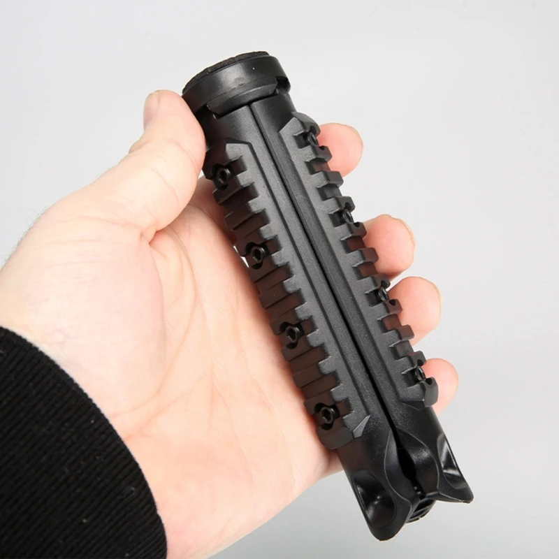  652D 2pcs Portable Keys Light Lanterns Stand Plastic Flashlight Tripod Stable Stand Camping Flashlight Tripod Light Bracket image 5