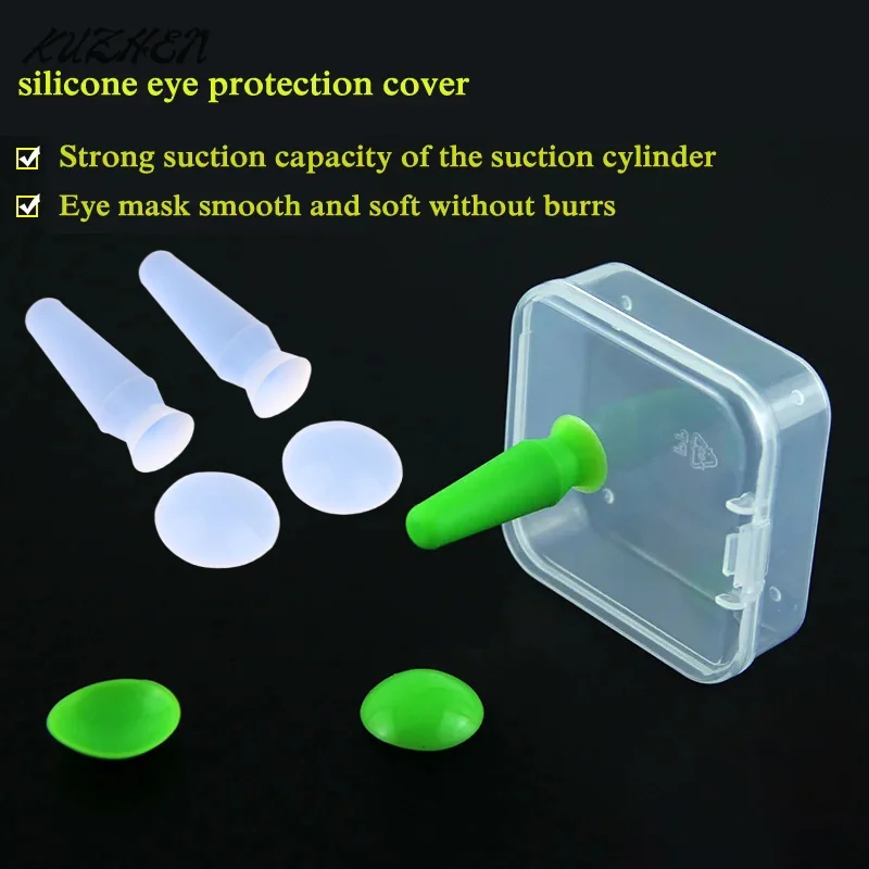 

2 Pairs Silicone Plastic Surgery Eye Protector Eye Protection Cover Lid Board Eyelid Tool Ophthalmic Eye Instrument Eyelid Tool