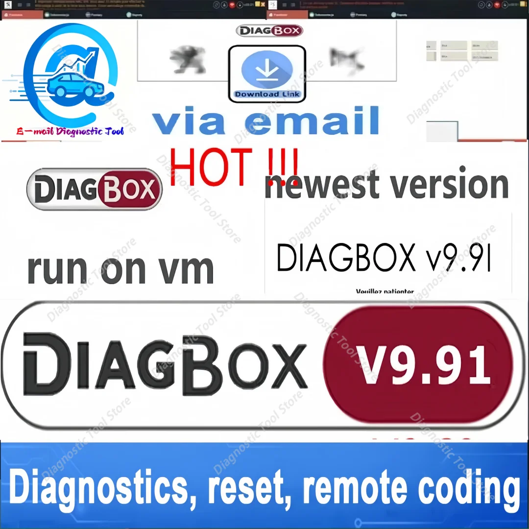 2026 New HOT DiagboxV9.9 software For Lexia3 PP2000 Full Adapter for Citroen& Peugeot Car product Scanner Tool ecu programmer