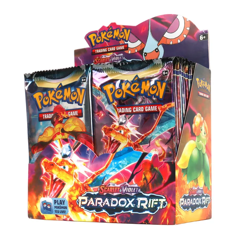 360Pcs English version Pokémon TCG: Scarlet Violet Paradox Rift Booster Box Pokemon Cards 36 Pack Box