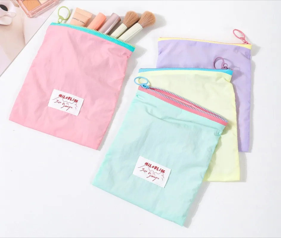 

Cute Women Mini Zipper Makeup Bag Korean Lipstick Cosmetic Storage Pouch Wholesale Make Up Pouch Travel Organizer