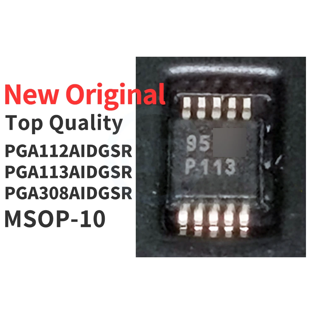 

(5 Pieces) PGA112AIDGSR PGA113AIDGSR PGA308AIDGSR MSOP-10 112 113 30A New Original
