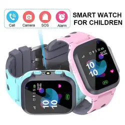 for S1 Kids Children Smart Watch Sim Card Call Smartphone With Light Touch-screen Waterproof Watches English Version reloj momo