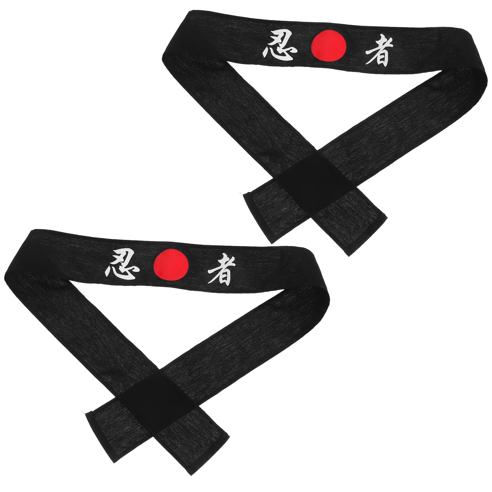 

2 шт., японская повязка на голову Хачимаки, черная бандана для каратэ, суши-повара для кухни, костюм, вечерние, тренировка боевых искусств, Хэллоуин