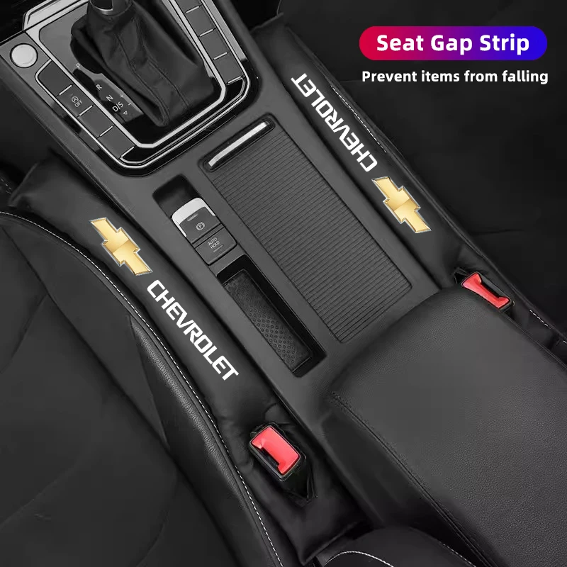 2Pcs Car Seat Gap Filling Plug Cushion Side Seam Leak Proof Strip For Chevrolet Cruze Spark Captiva Suburban Camaro Malibu