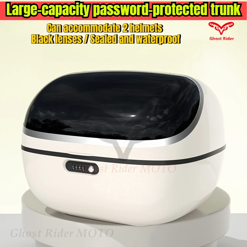New electric vehicle trunk large capacity motorcycle trunk enlarged thickened battery car 40L tail box storage tail box