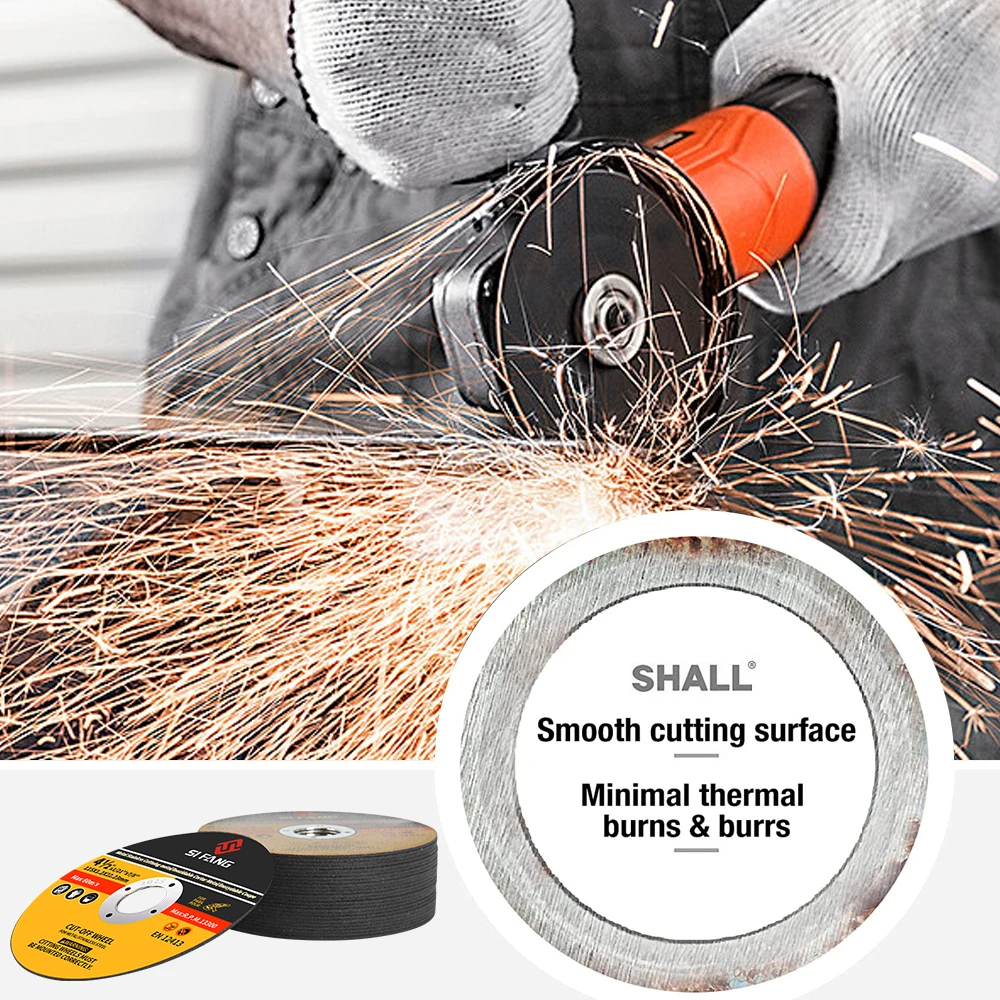Imagem -05 - Disco de Corte Metal Disco para Esmerilhadeira Angle Grinder Rodas de Moagem para Aço Inoxidável Cortar Roda Lâmina de Corte de Resina Reforçada 550 Pcs 125 mm
