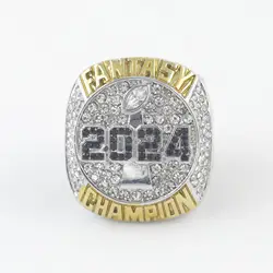2024 Creative ring Commemorative Ring Stainless Steel ring for boyfriend gift accessories for Fantasy Football fans gift
