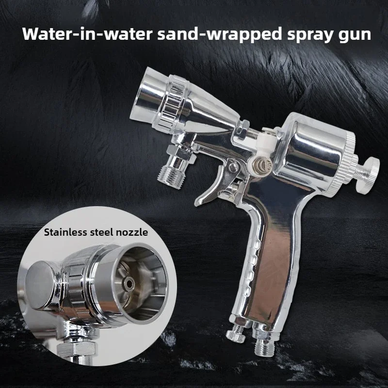 

Cylinder Type Water in Sand Imitation Stone Paint Colorful Paint Spray Gun 6D Spray Gun 3.0mm/4.0mm/5.0mm Caliber