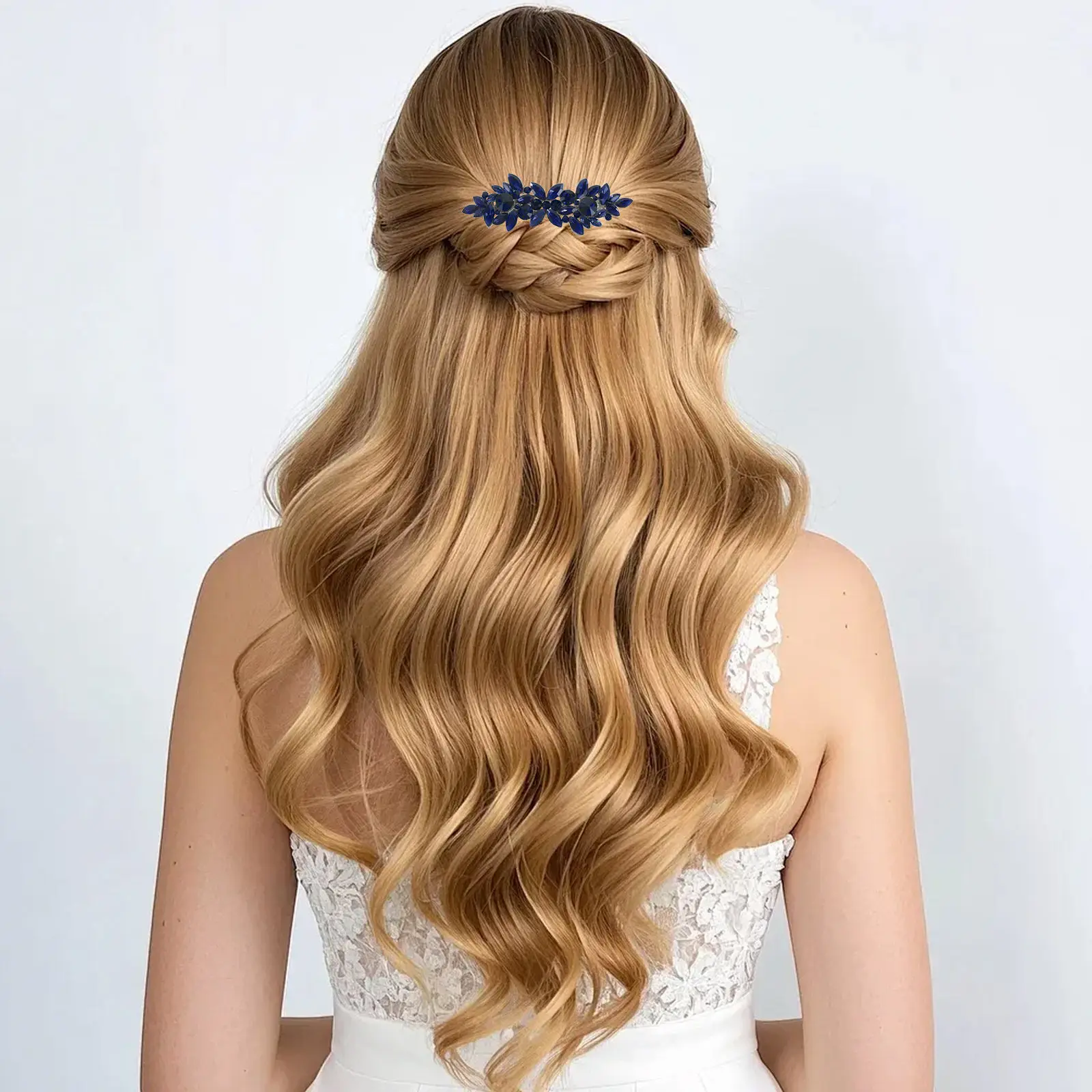 

Премиальная заколка для волос со стразами для женщин: легкая, удобная, элегантная, блестящая, для свадьбы, вечеринки, стайлинга, на весь день