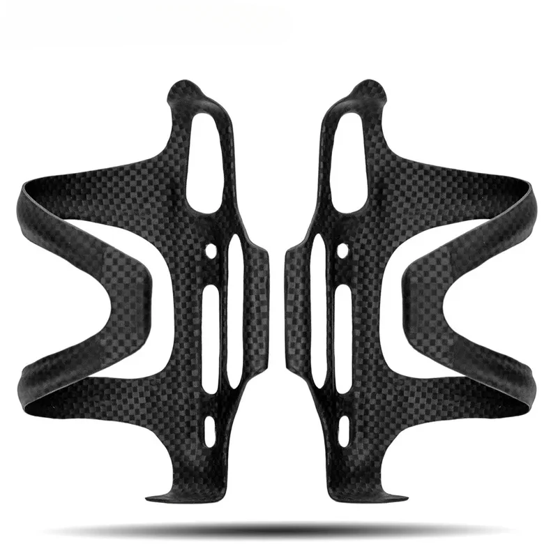 1PCS Carbon Side Load Water Bottle Cage, Matte Black Lightweight Bike Bottle Holder for MTB Road Bike, 20±3g