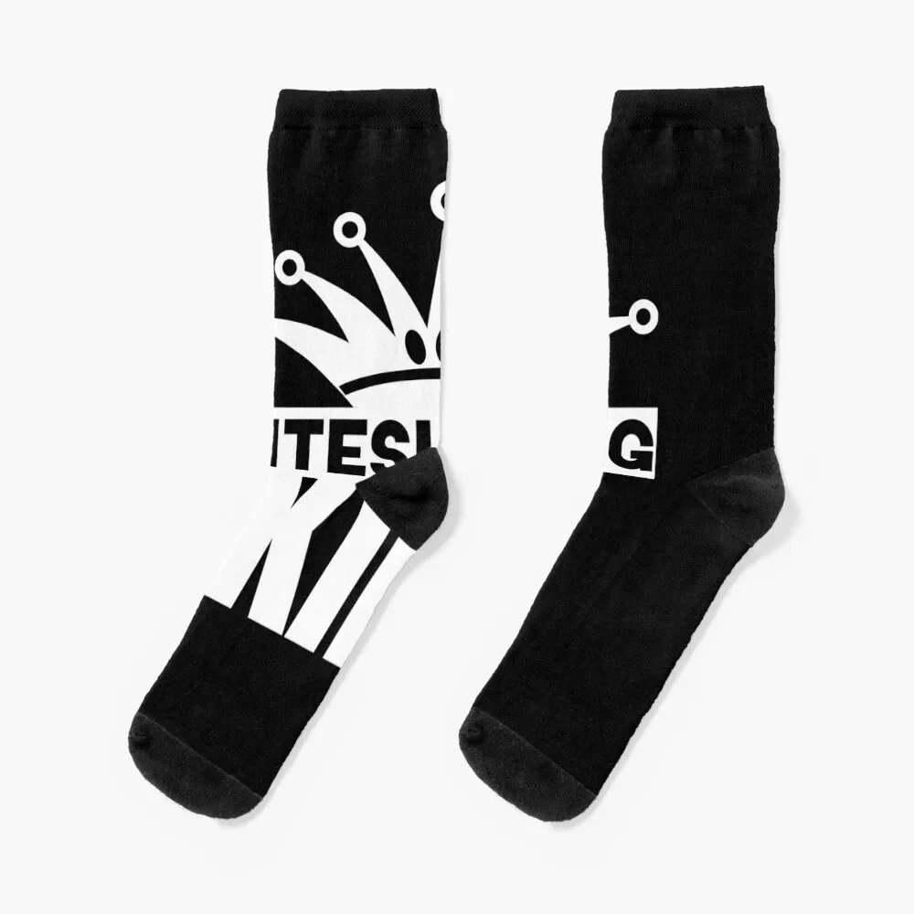 Kitesurf Kiteboarding King Flying a Kite on the Beach Socks designer men cotton high quality Socks For Man Women's