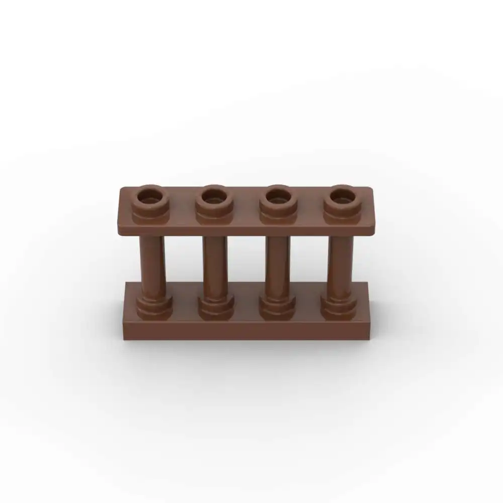 MOC 10 Uds 15332 30055 valla 1x4x2 Kit de bloques de construcción husillo con 4 tachuelas casa Compatible con partículas Idea juguetes regalos para niños