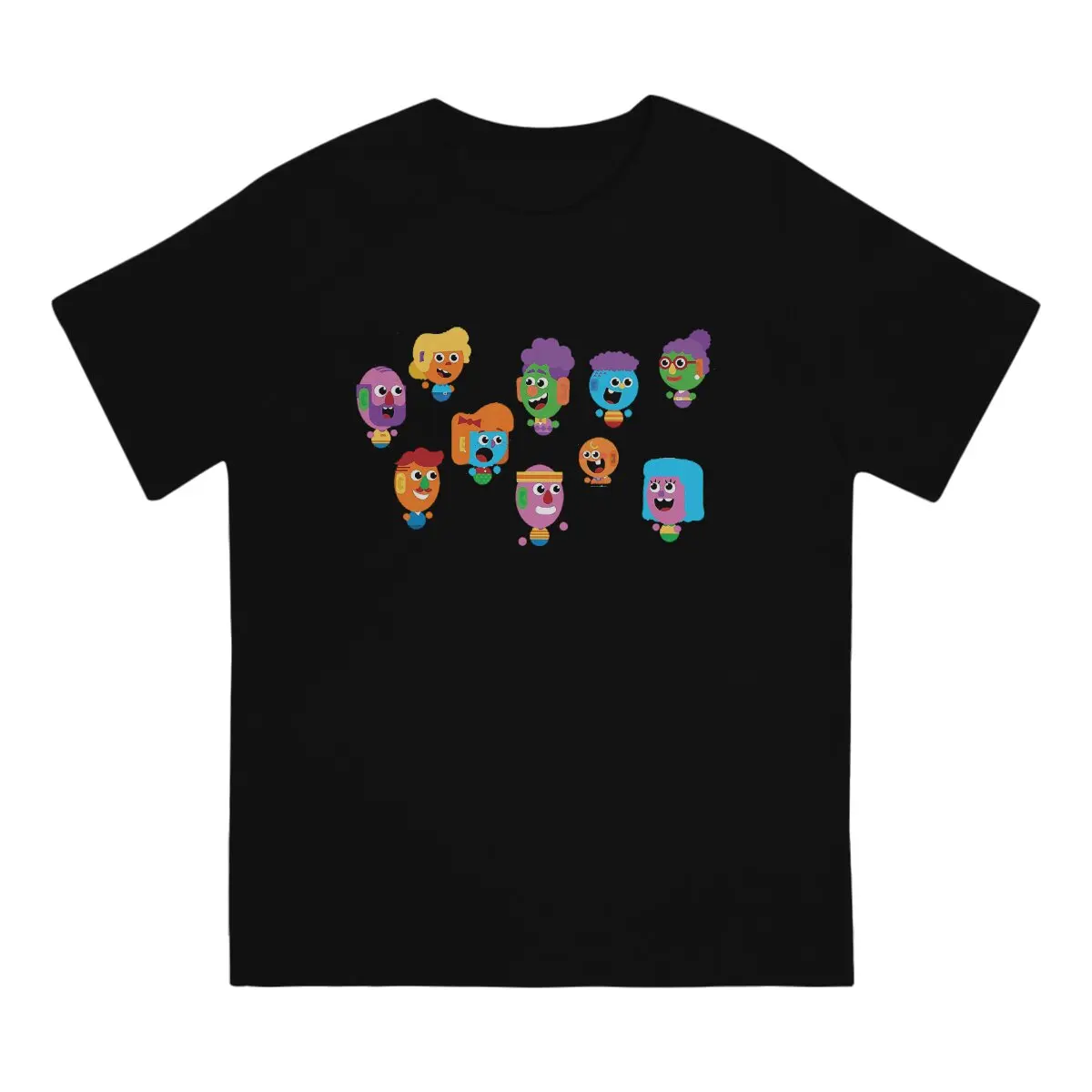 Men's Silly T Shirts Charlie's Colorforms City Children 100% Cotton Tops Novelty Short Sleeve O Neck Tees 6XL T-Shirts