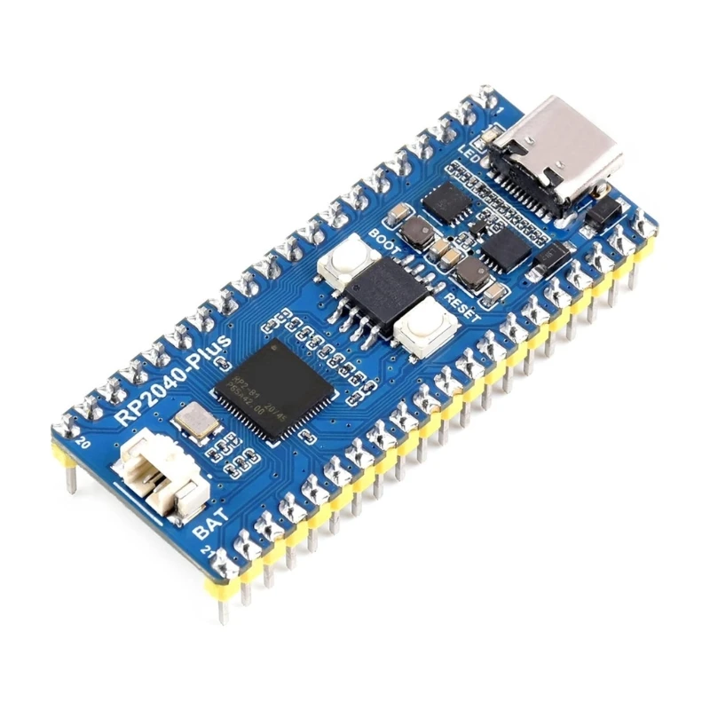 

RP2040 MCU Board Based On forRaspberryPi RP2040 DualCore Processor Onboards 4MB Charging Headboard