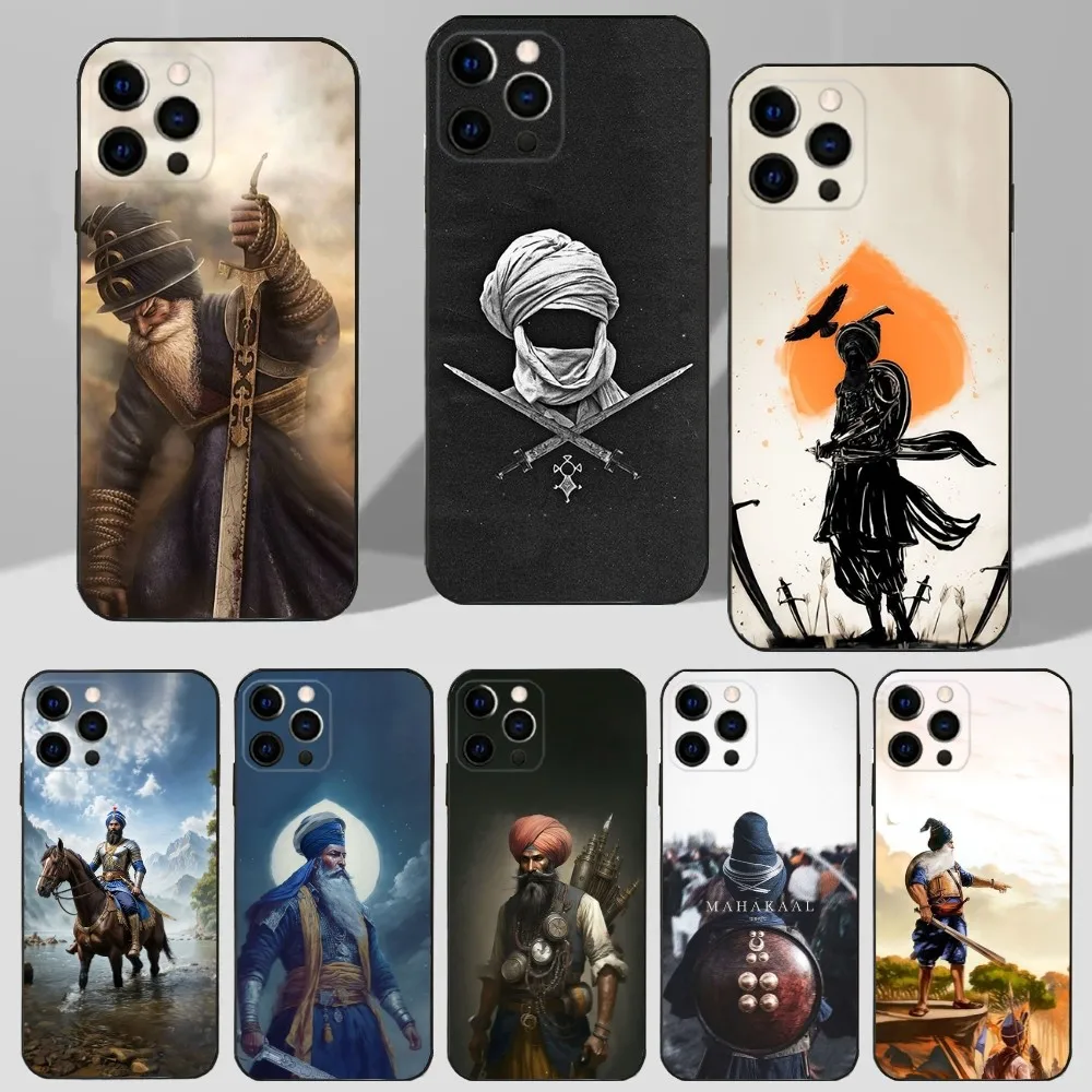 

B-Belief N-Nihang S-Singh Phone Case For iPhone 16,15,14,13,12,11 Plus,Pro Max,XS,X,XR,SE,Mini,8,7 Soft Silicone Black Cover