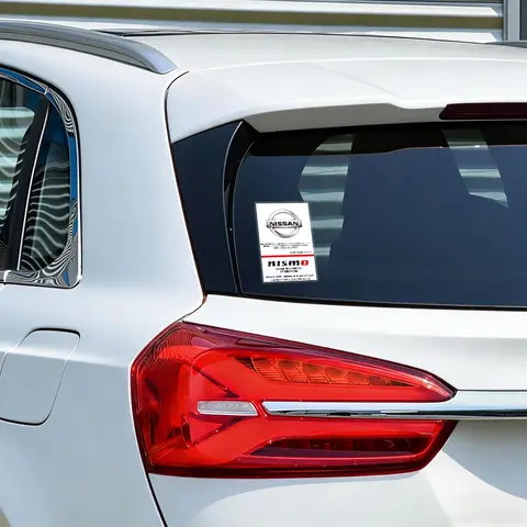 Adesivo standard per auto Decalcomanie elettrostatiche per auto adatte per Nissan Qashqai Ariya X-Trail/Rogue Altima Logo automatico Accessori per parabrezza