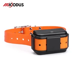 MiCODUS-Collar con rastreador GPS 4G para perros de caza, MP50G, 4000mAh, impermeable, IPX7, pista en tiempo real, reproducción de ruta, altavoz Web y aplicación