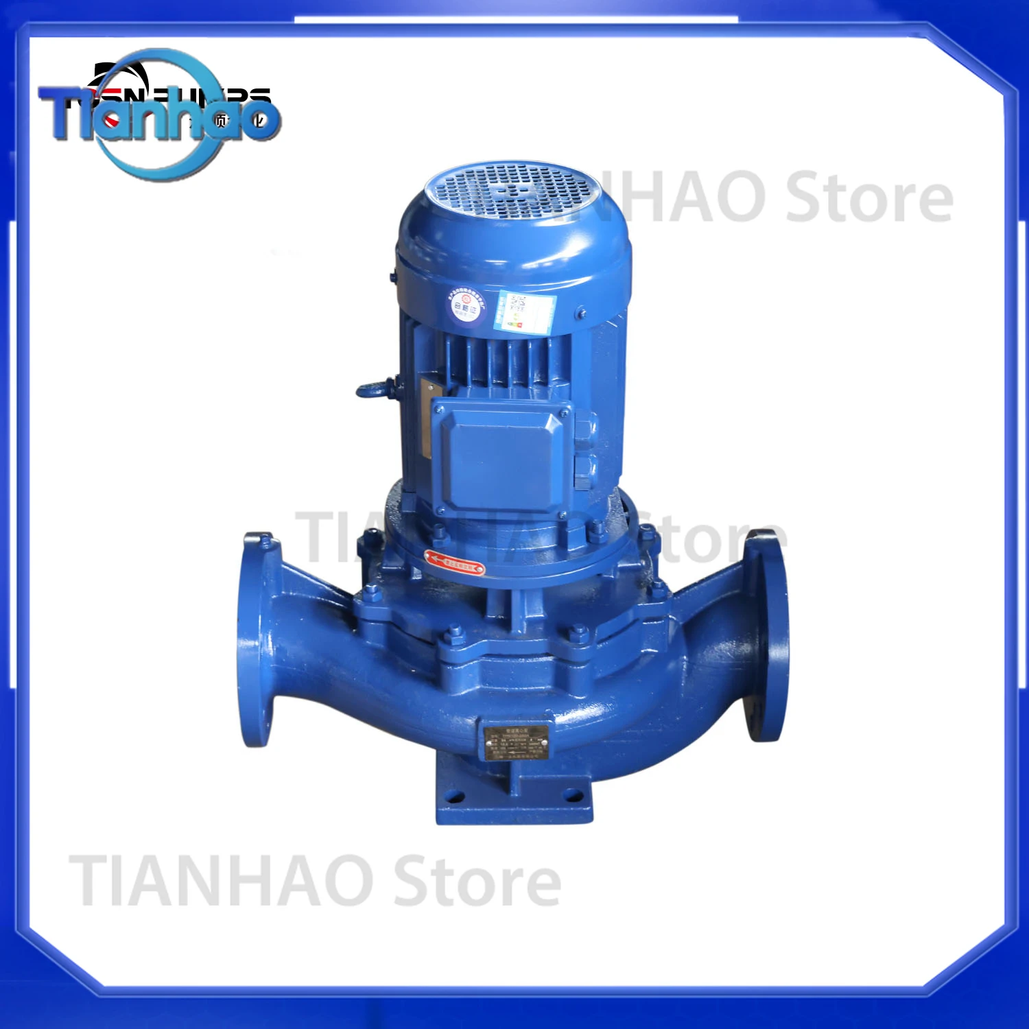 Vertical Centrifugal Booster Pipeline Pump for Landscape Irrigation with 32.5 m³/H Flow Rate 112.6 m Head and 30 kW Power