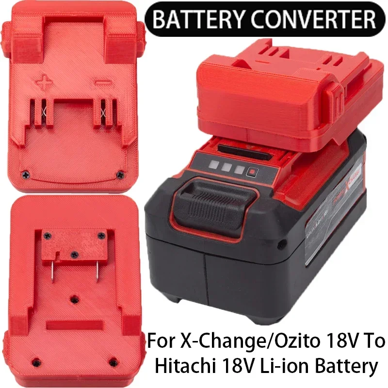 

Converter for Hitachi Hikoki 18V Li-Ion Tool To for Einhell/X-Change/Ozito 18V Li-Ion Battery Adapter Power Tool Accessory