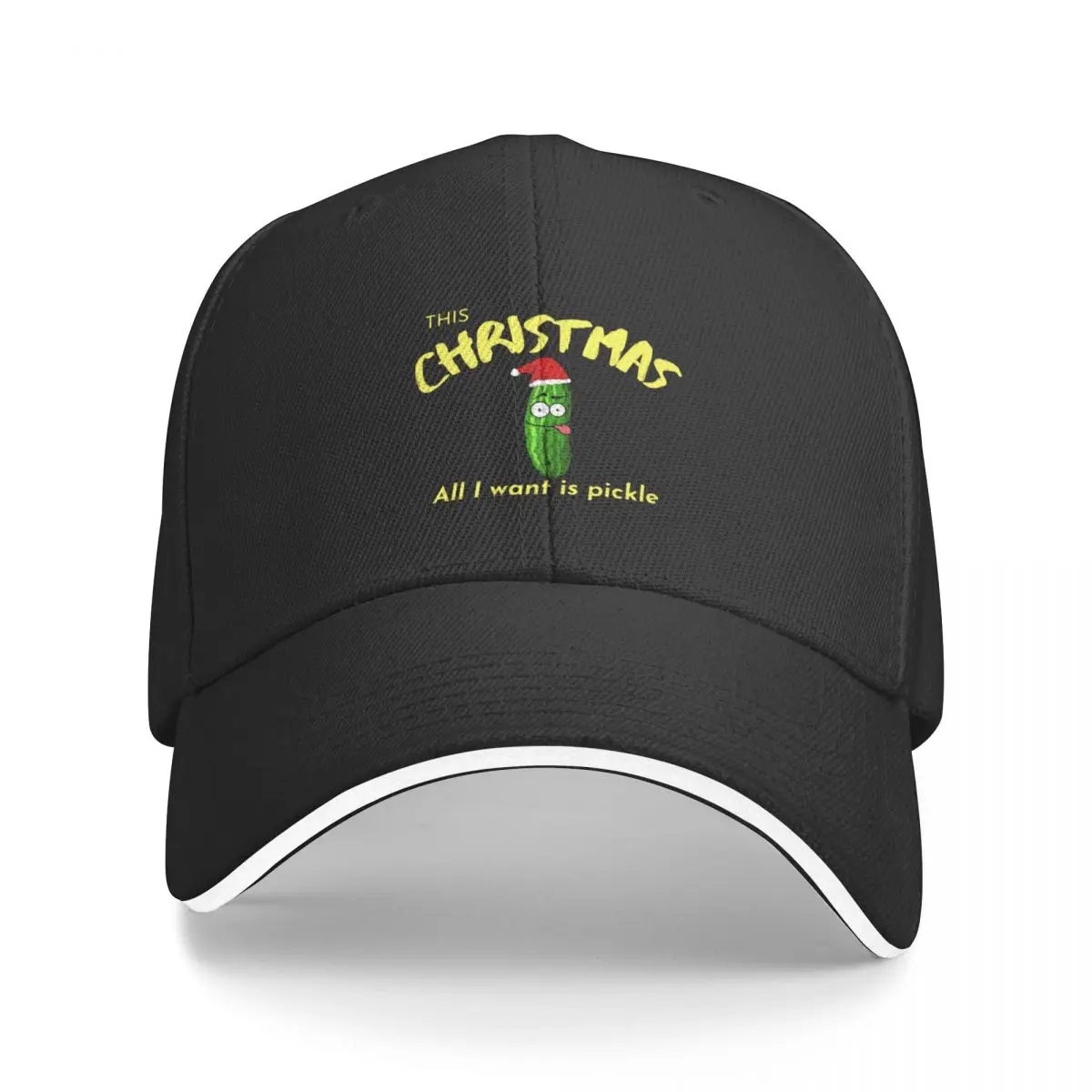 Christmas and pickle Bucket Hat Baseball Cap Fishing caps cap men's Women's