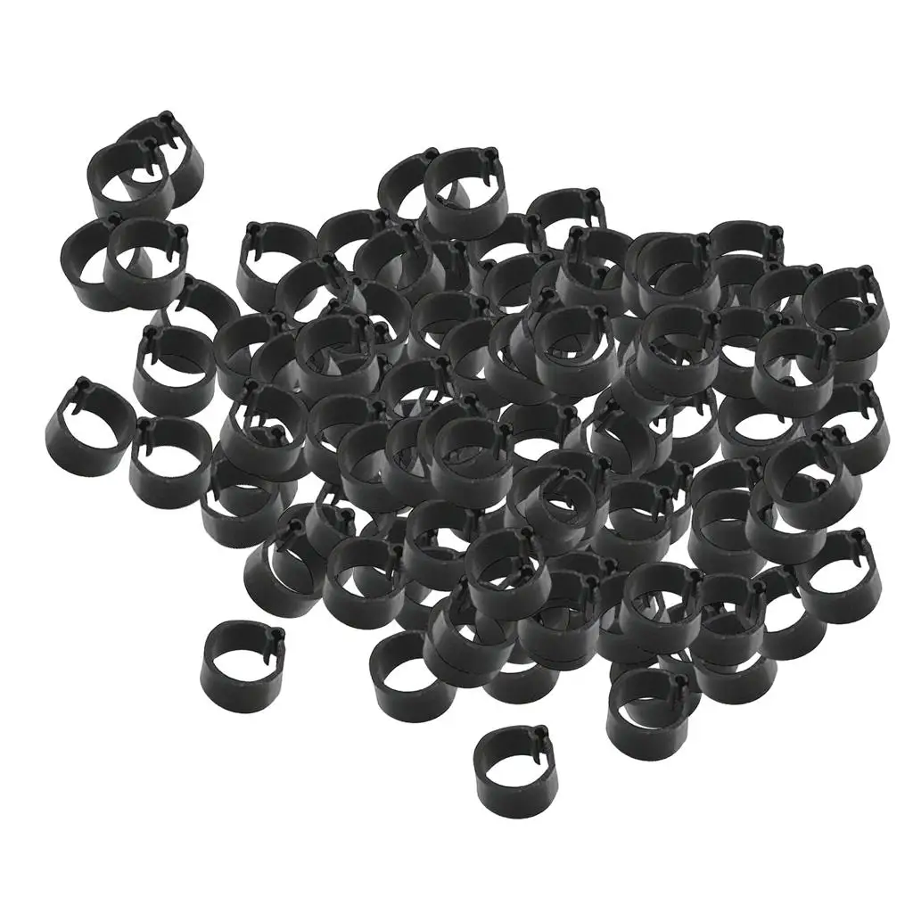 

100pcs Poultry Foot Ring, 100pcs Chicken Leg Rings Pigeon Poultry Farming Open