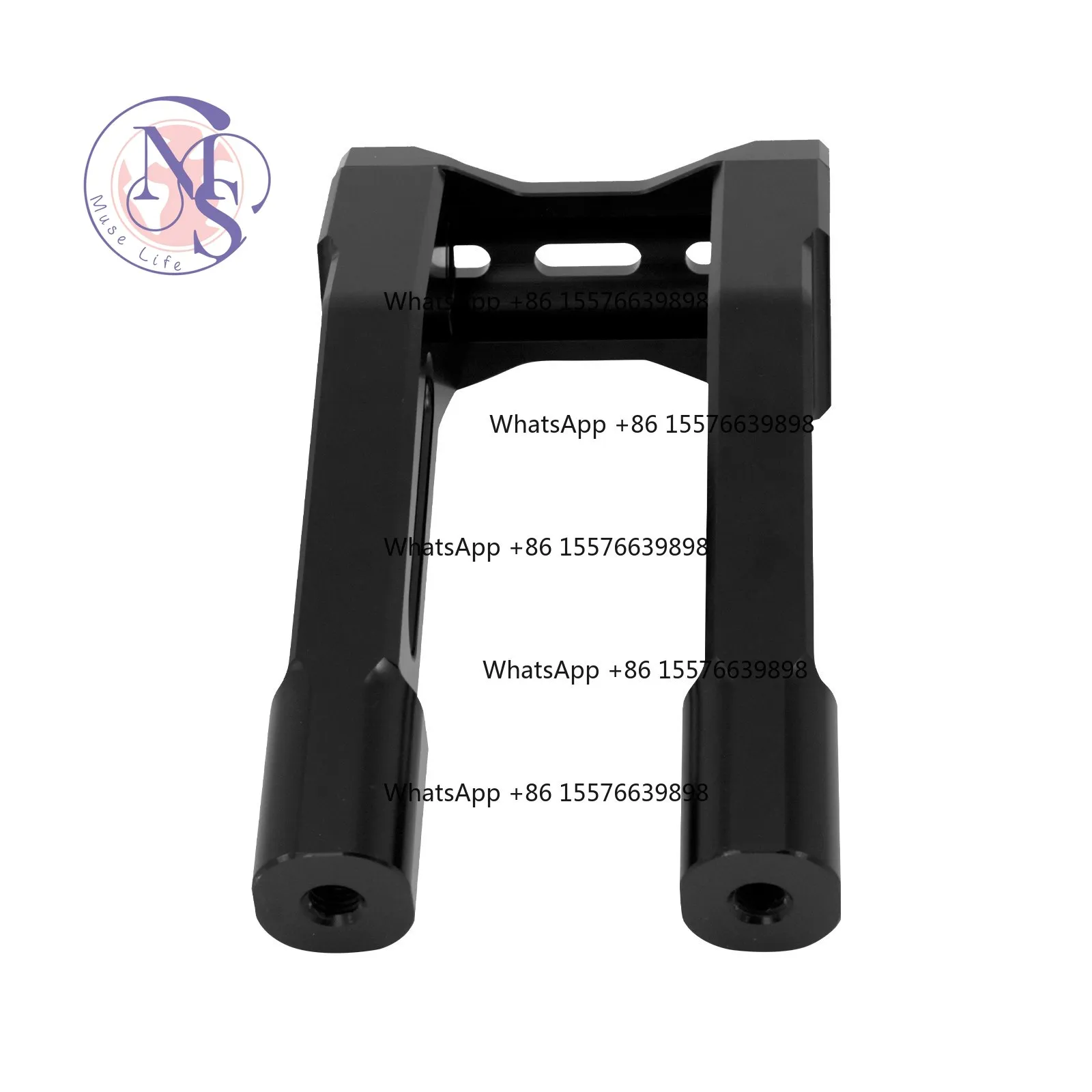 10 Inch Riser Handlebar Mount, Motorcycle Height Extension Bar Riser Bracket