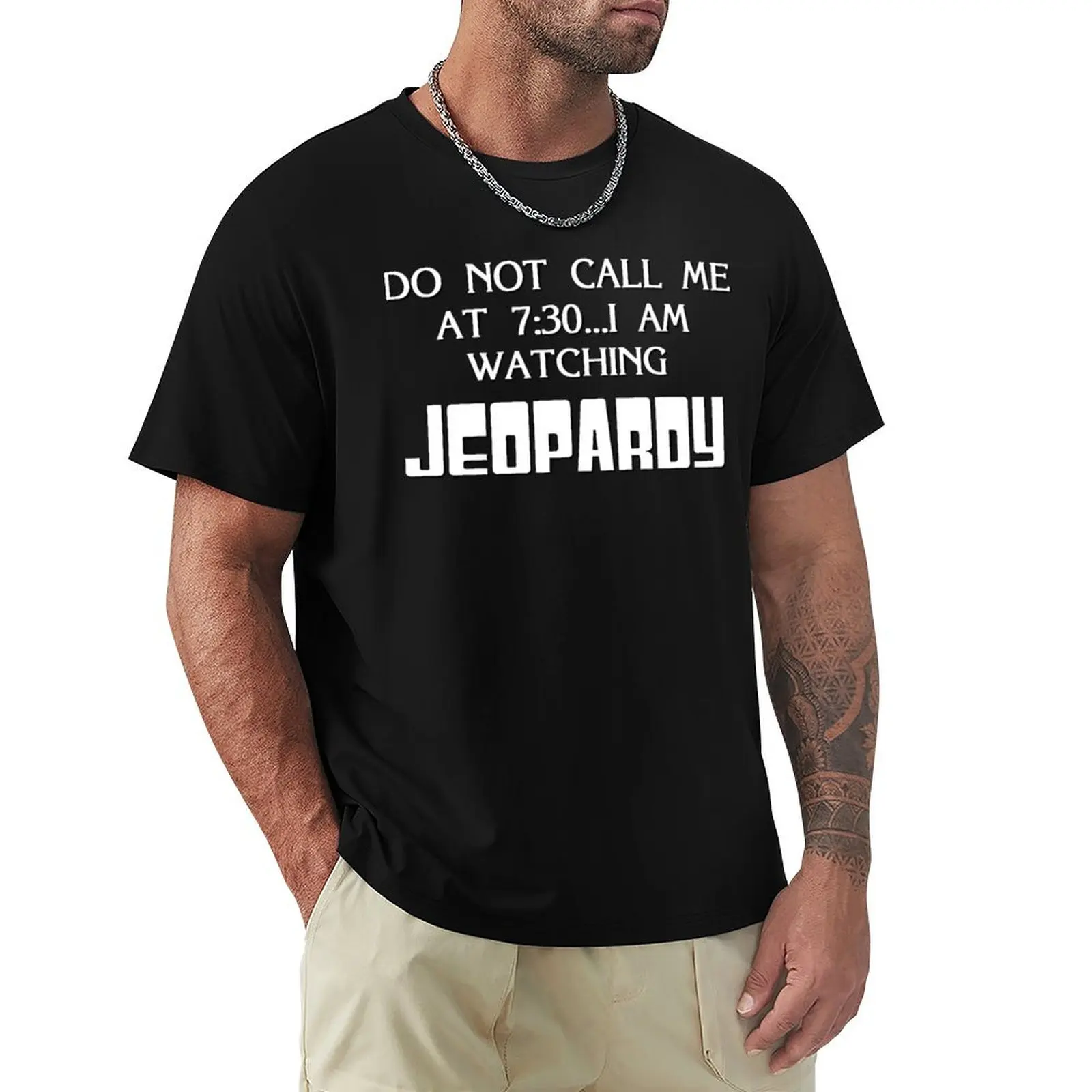 Jeopardy Classic T-Shirt Basic Daily Outfit Short Sleeve Tee