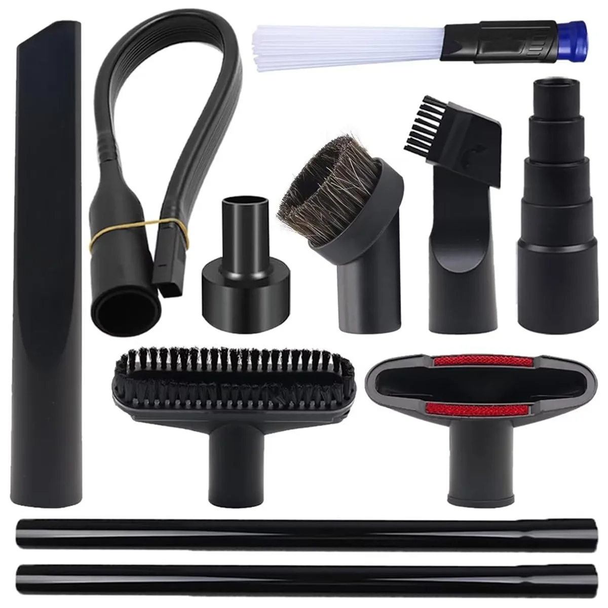 

11PcVacuum Attachments 2 1/2In to 1 1/4In to 1 3/8In&1 7/8In to 1In Vacuum Hose Adapter Kit,Universal Vacuum Accessories