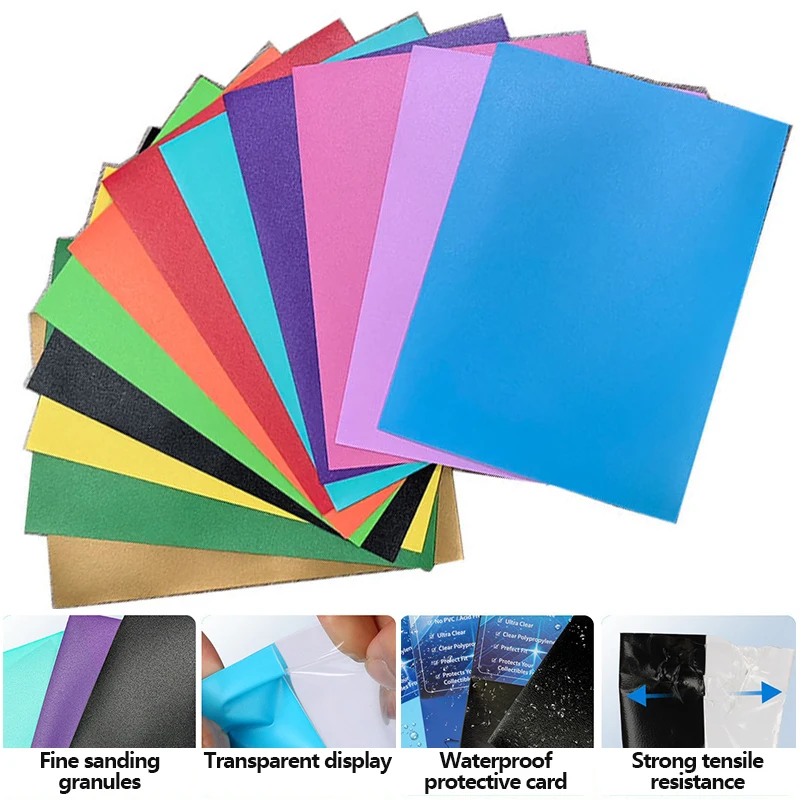 100 Stück 66 x 91 mm matte Unterhaltungskartenhüllen, Halter für TCG-Kartenschutz für MTG-Kartenhüllen, Spielkarten, mattierte Hülse