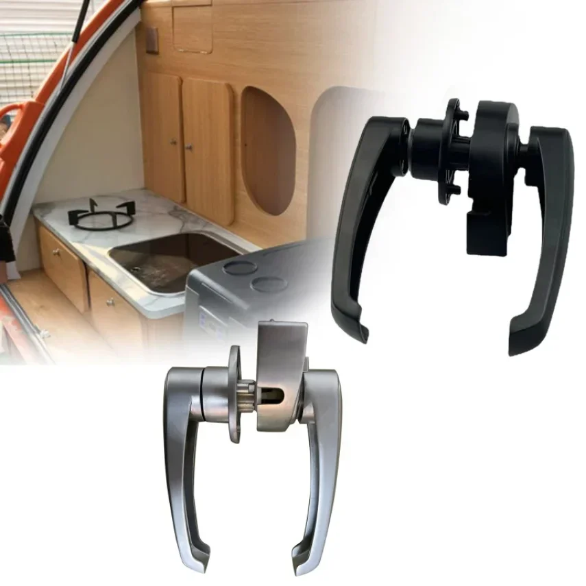 RV Toilet Bathroom Door Lock Camper Auto Car Caravan Boat Handle Knob Cabinet Drawer Latch Push Button Door Locks for Furniture