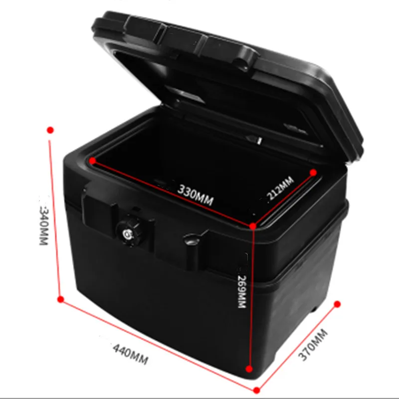 Household Fire-proof Safes Portable Upside-down Safe Waterproof Car Office Small Certificate Bill A4 File