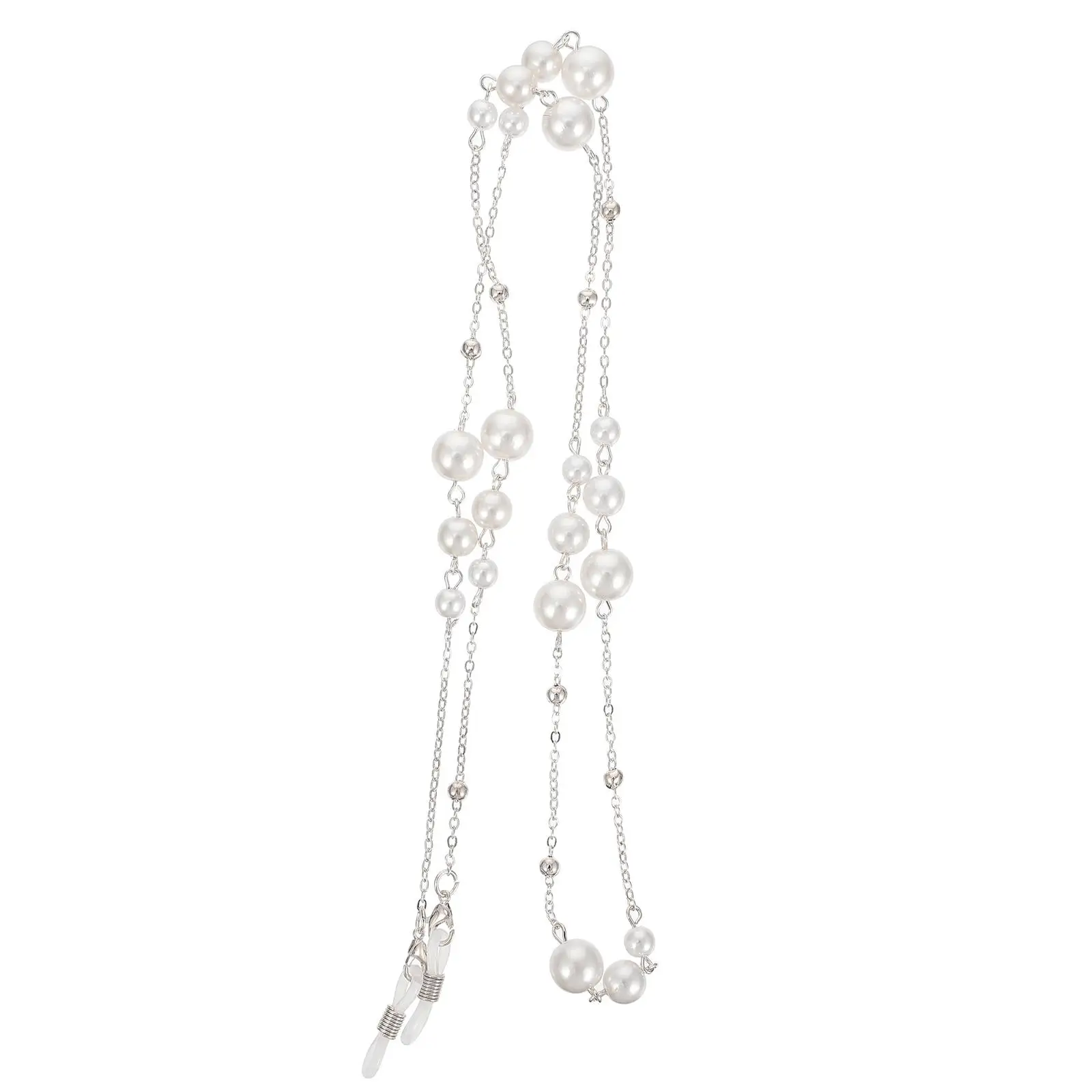 

Multi Layer Eyeglass Chain Clear Belt Imitation Pearls Glasses Strap Women Spectacle Lanyard CopperEyewear Lightweight