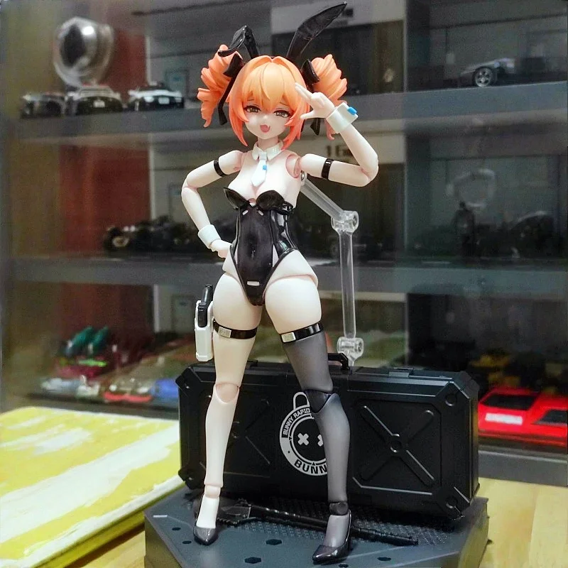 

In Stock Sushiworks 1/12 Mobile Suit Girl Rabbit Rapid Response Team Sniper LEONI Bunny Girl Full Set 6in Action Figure