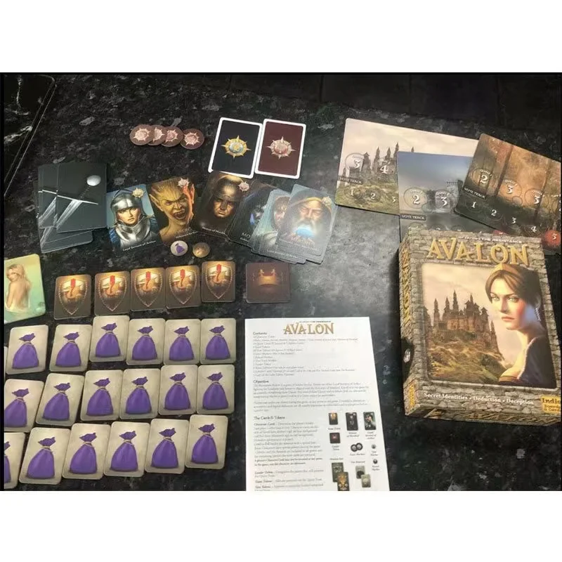 Indie Boards and Cards | The Resistance: Avalon | Card Game | Ages 14+ | 5-10 Players | 30 Minutes Playing Time