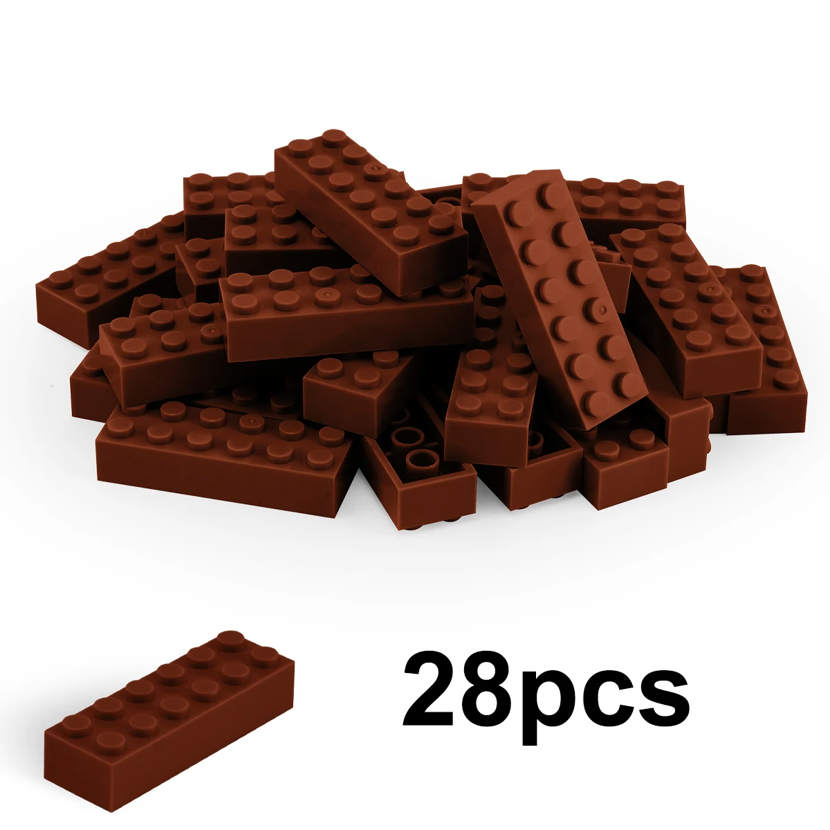 100g 2x6 high brickBuilding Blocks Thick FiguresBricks Dots Educational Creative SizeCompatible With  Plastic Toys forChildren