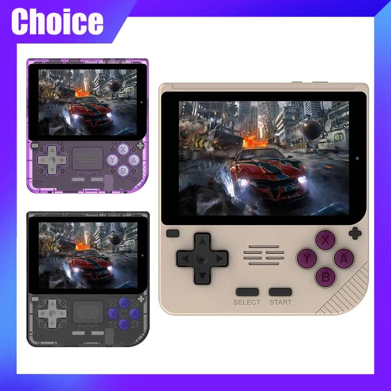 V10 Retro Handheld Gaming Console 3.5-inch IPS Screen 480*320 RK3326 Open Source System Simulators Children Christmas Gift Man