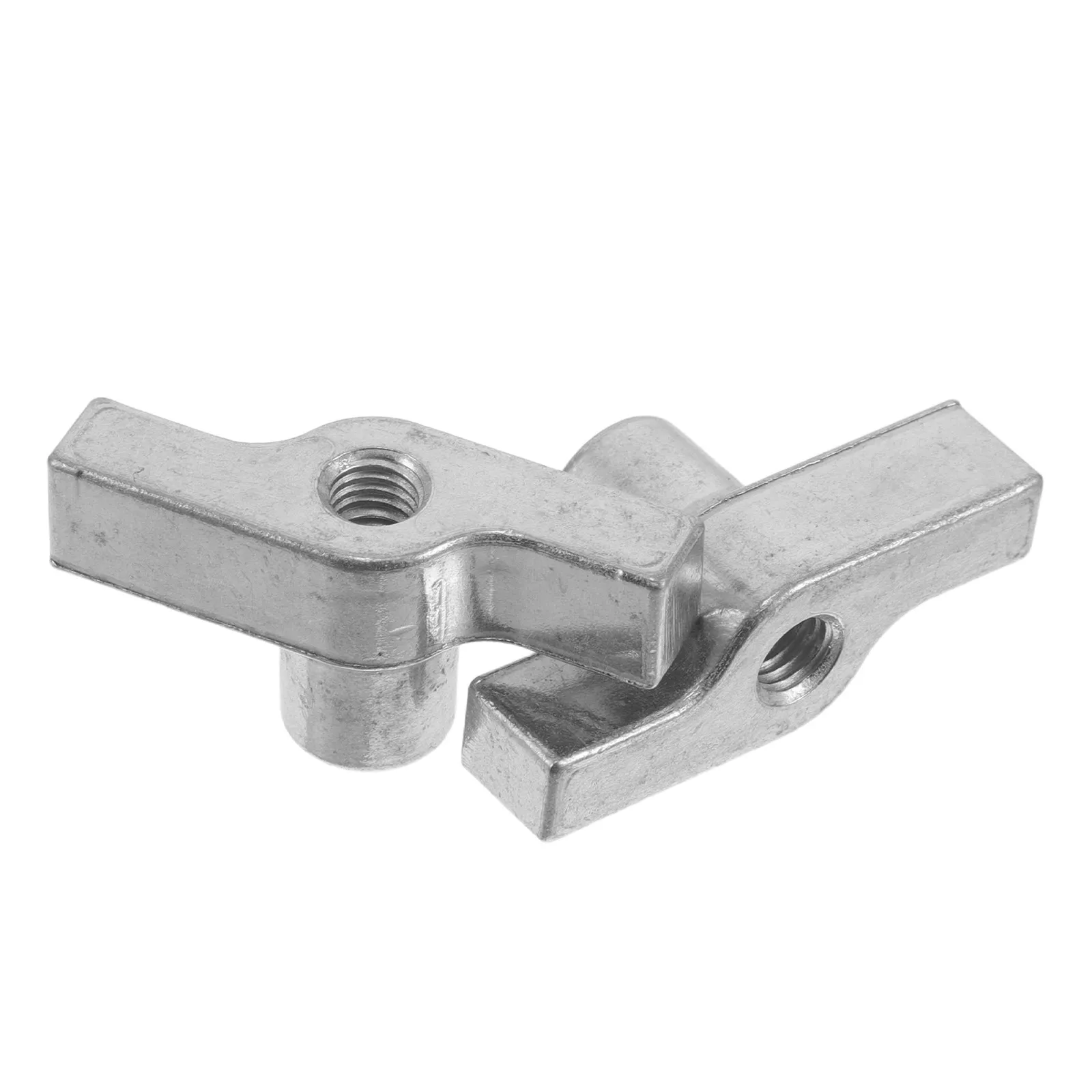 2Pcs Stage Light Hook Nuts M8 Wing Nut Through Hole T Knobs Hand Screw Hand Twist Mount Clamp Nut for Lighting Rigging Equipment