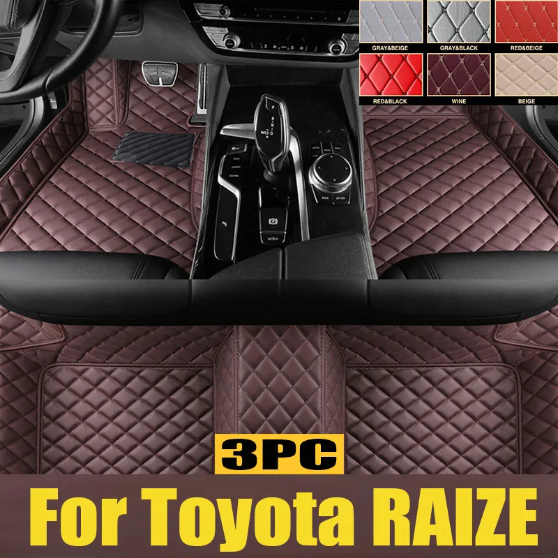 

For Toyota RAIZE 2021-2023 RHD LHD Auto Car Floor Mats All-Weather TPE Foot Mats Odorless Pad Waterproof Tray Mat trunk mat