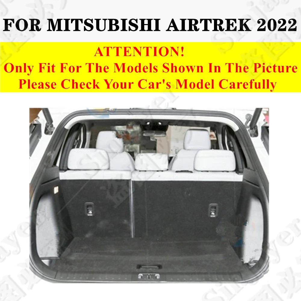 High Side Car Trunk Mat For Mitsubishi AIRTREK 2022 Custom Fit XPE Tail Boot Tray luggage Pad Rear Cargo Liner Protect Carpet