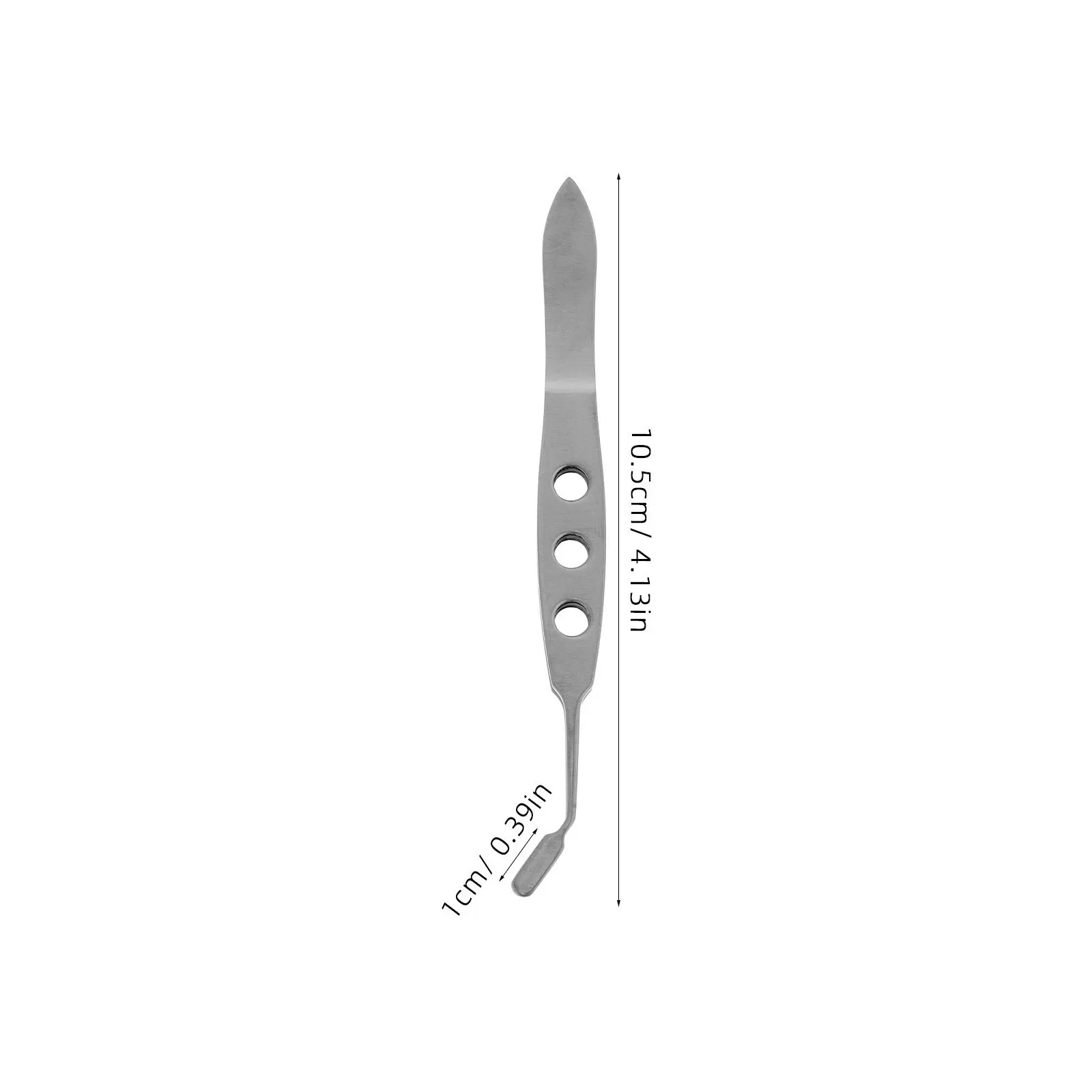 Meibomian Gland Eyelid Tweezers Stainless Steel Professional Massage Tool Plate Flipper Forceps - view 5