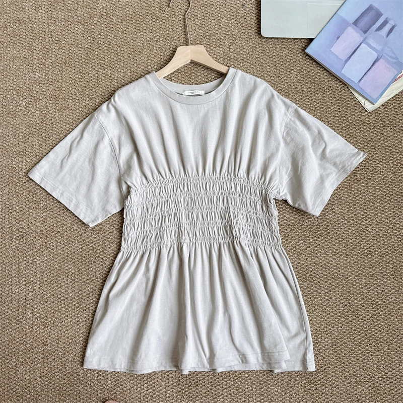 T-shirt Design jupe trapèze pour femmes, ort Sve, taille haute, pour les déplacements, rond, Ne, usage quotidien, printemps et été, Faion